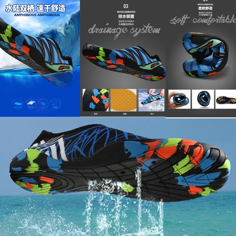 Zapatillas acuáticas deportivas de 2023 unisex para nadar en la playa.