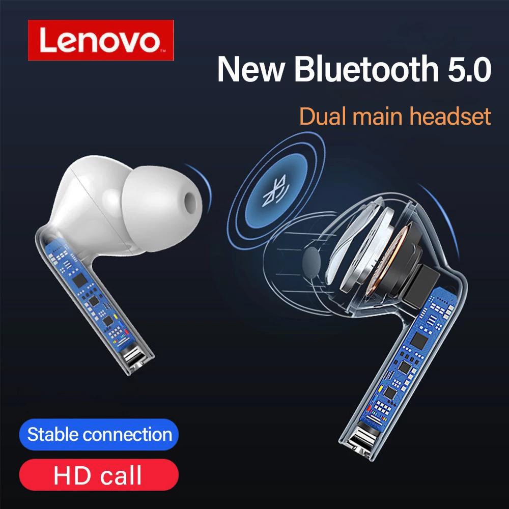 Lenovo XT90 Auriculares inalámbricos estéreo HD con micrófono, bluetooth 5.0 300mAh